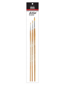 KCK PREMIUM NYLON LONG HANDLE ARTIST BRUSH - BR LH04